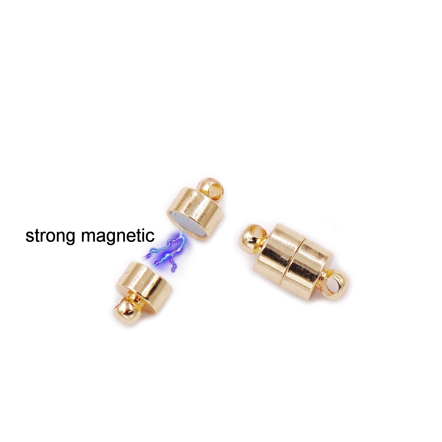 Malahill Excellent Quality Jewelry Accesory Cylindrical Clasp for Jewelry making 10 Pieces