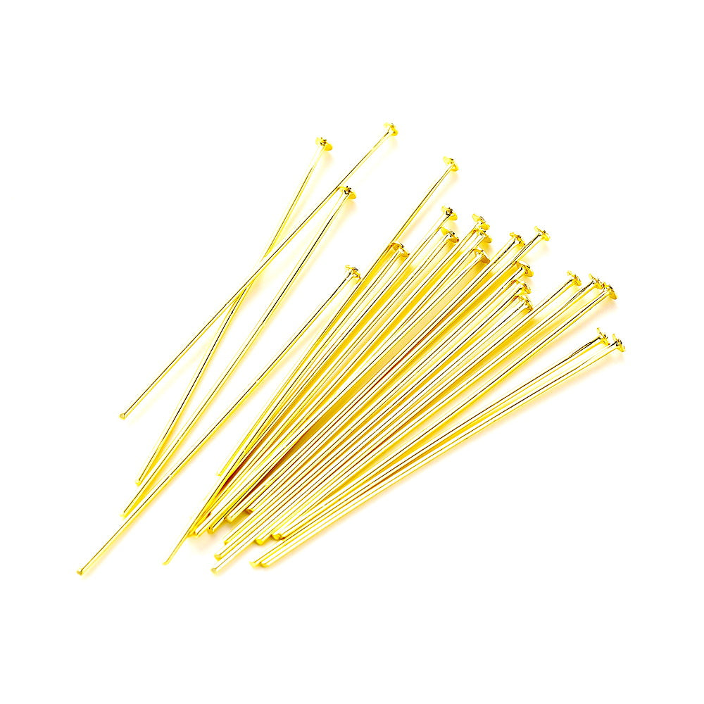 Malahill excellent quality jewelry findings 100pcs head pins for jewelry making