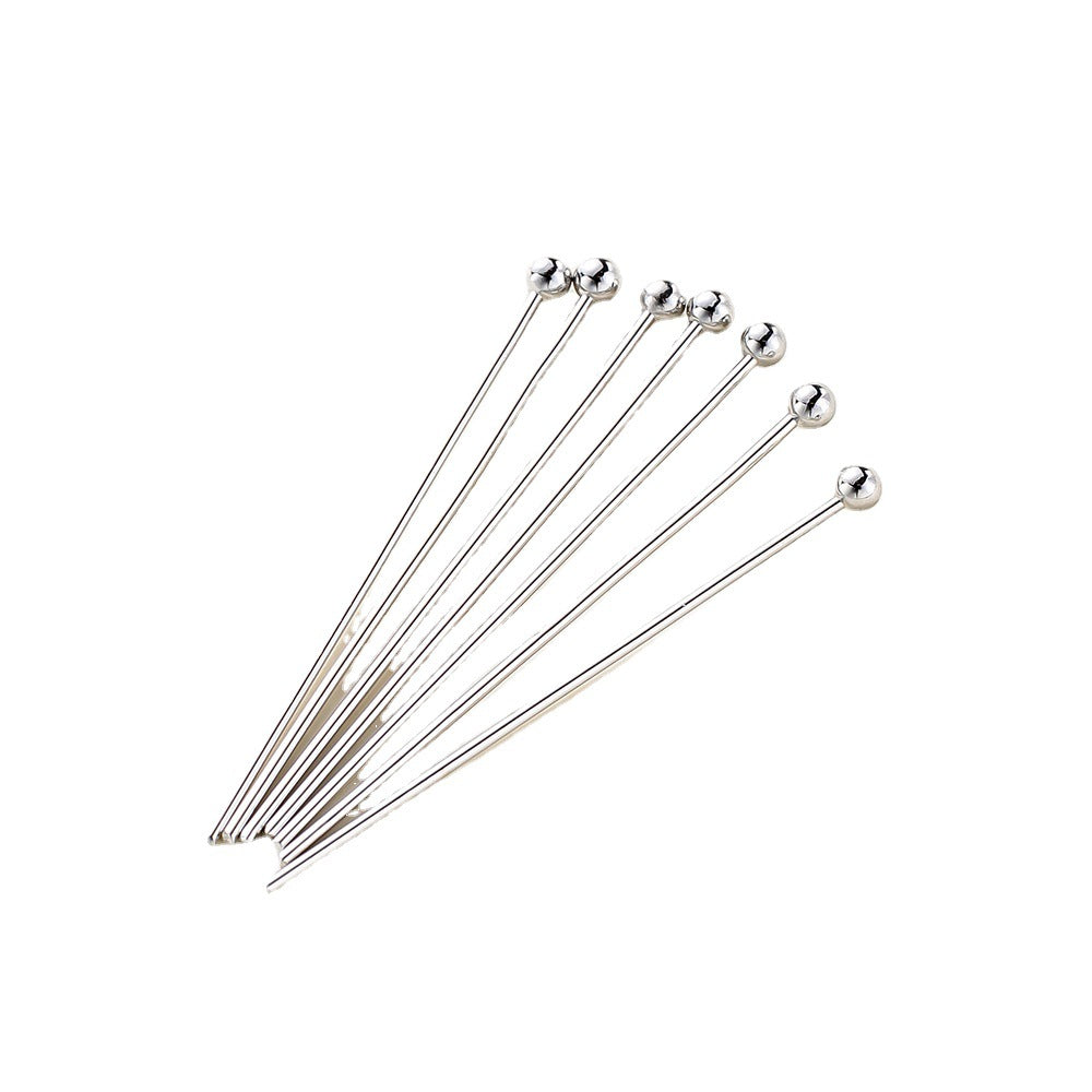 Malahill excellent quality jewelry findings 100pcs ball pins for jewelry making