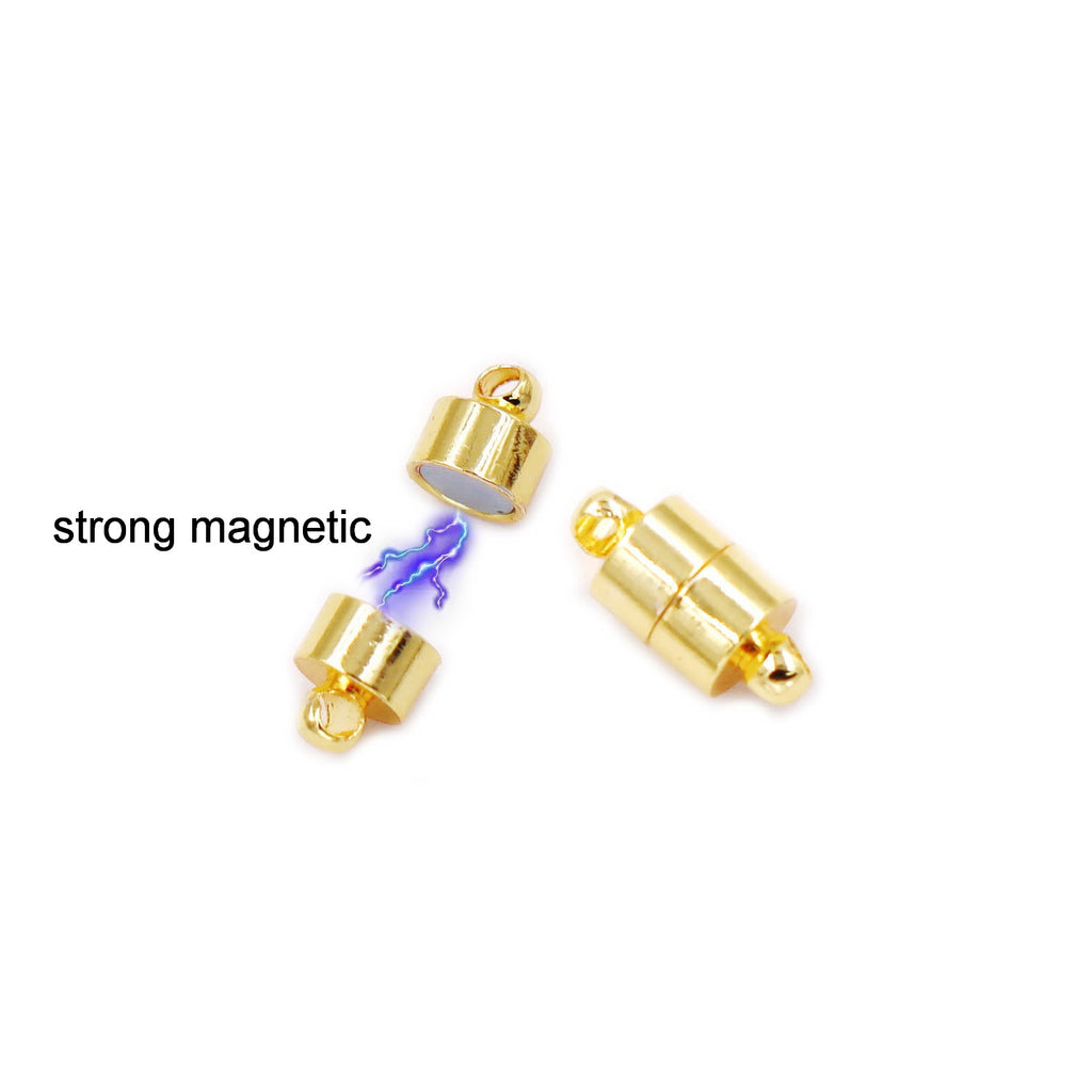 Malahill Excellent Quality Jewelry Accesory Cylindrical Clasp for Jewelry making 10 Pieces