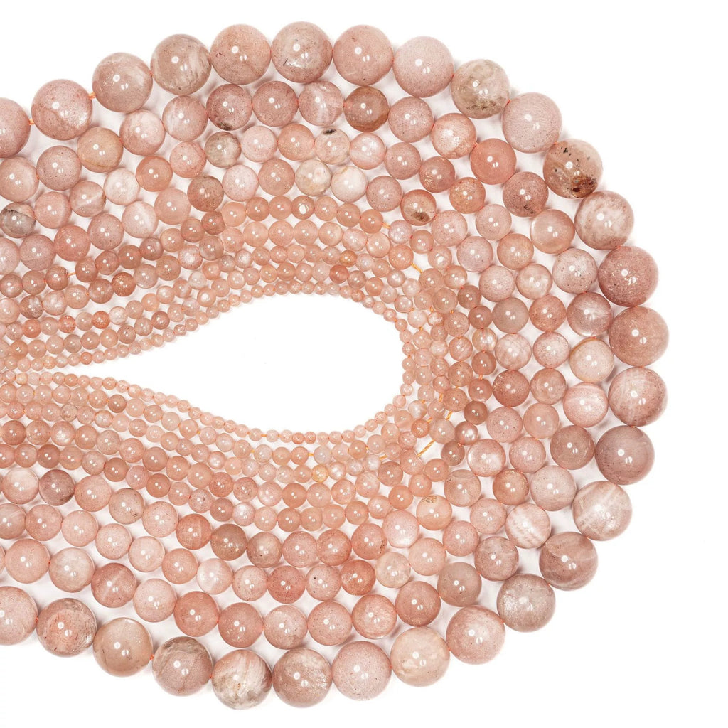 Malahill gemstone beads for jewelry making, sold per bag 5 strands inside, Sunstone beads