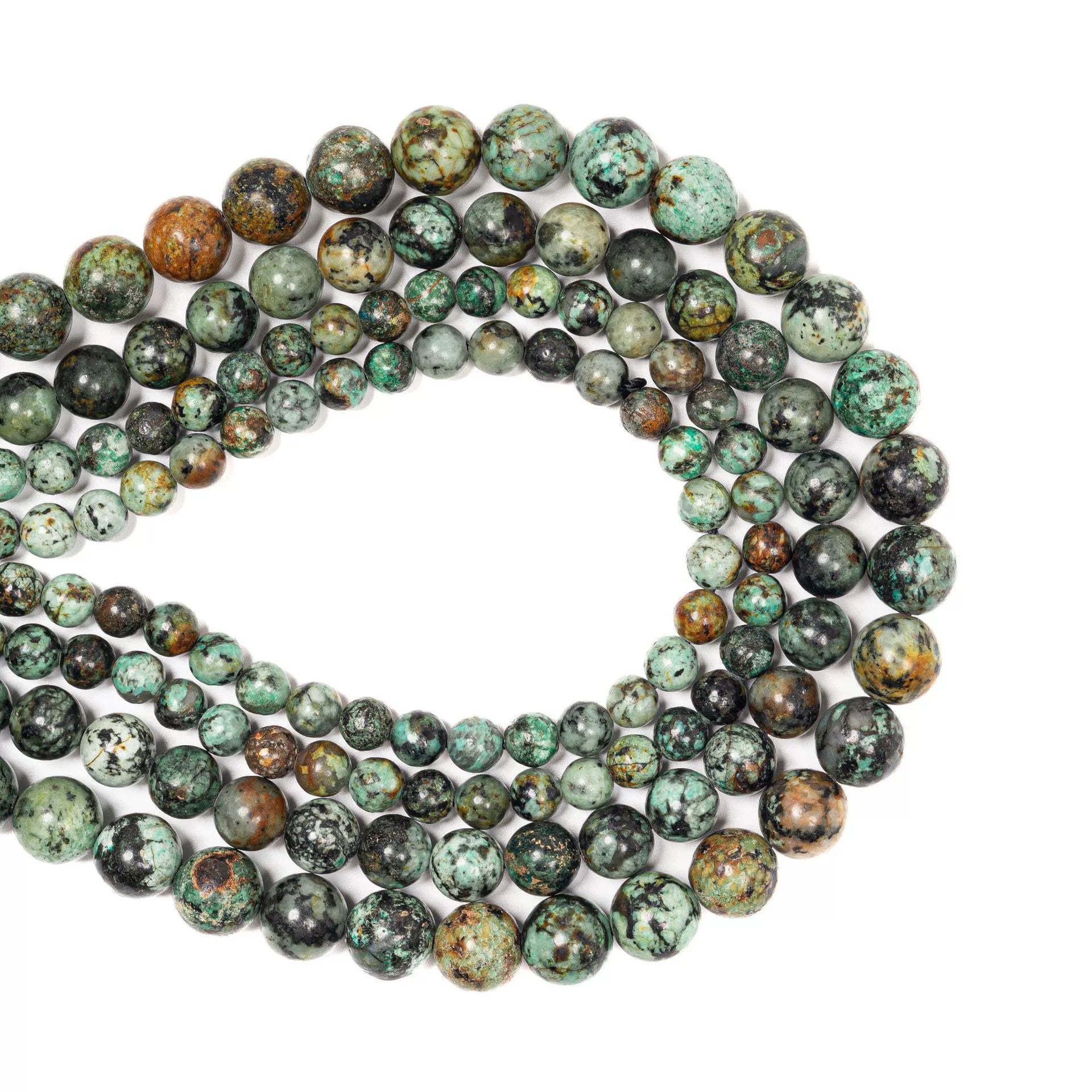 Malahill gemstone beads for jewelry making, sold per bag 5 strands inside, African Turquoise beads
