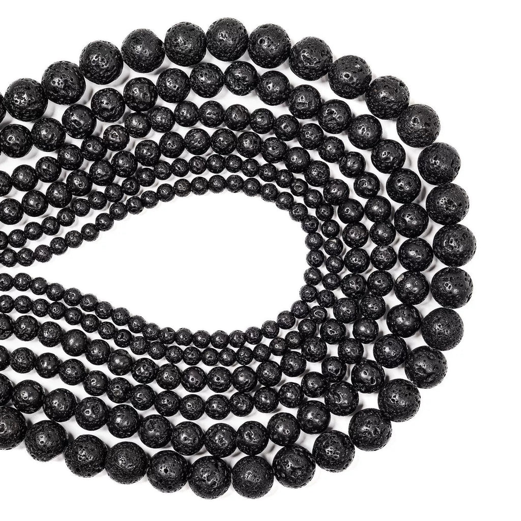 Malahill gemstone beads for jewelry making, sold per bag 5 strands inside, Lava beads