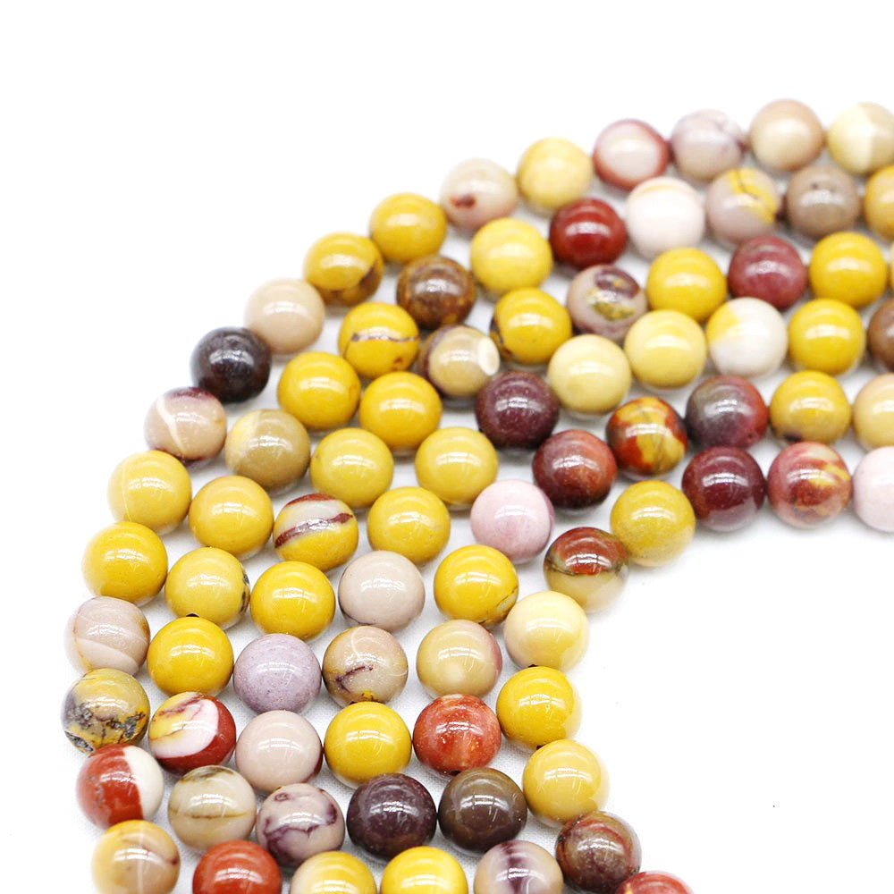 Malahill gemstone beads for jewelry making, sold per bag 5 strands inside, Mookaite beads