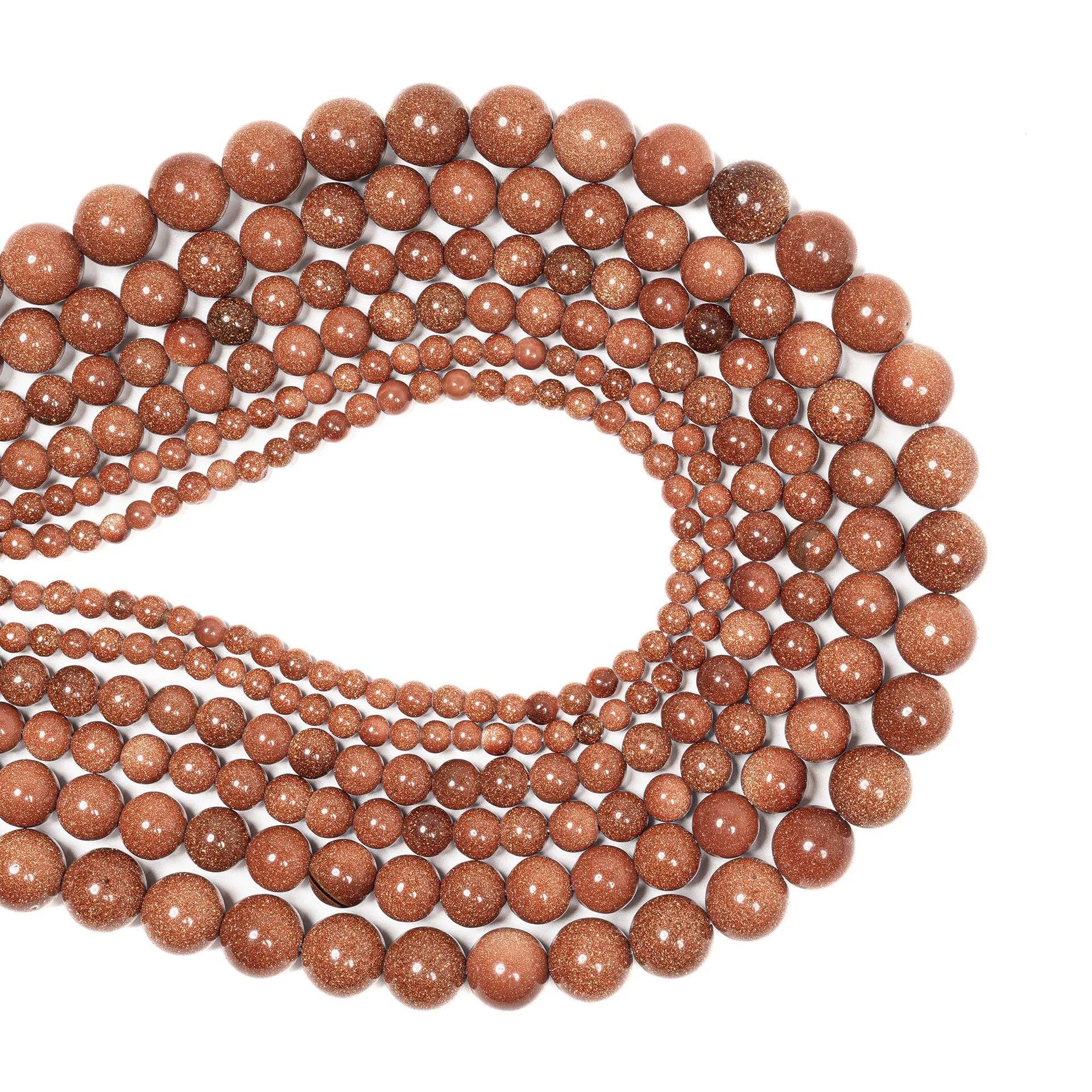Malahill gemstone beads for jewelry making, sold per bag 5 strands inside, Gold Sand Stone beads