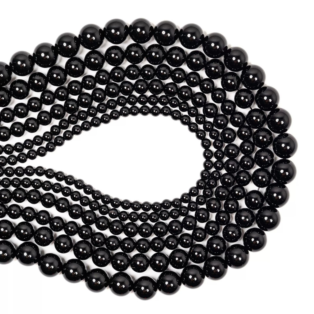 Malahill gemstone beads for jewelry making, sold per bag 5 strands inside, Onyx beads