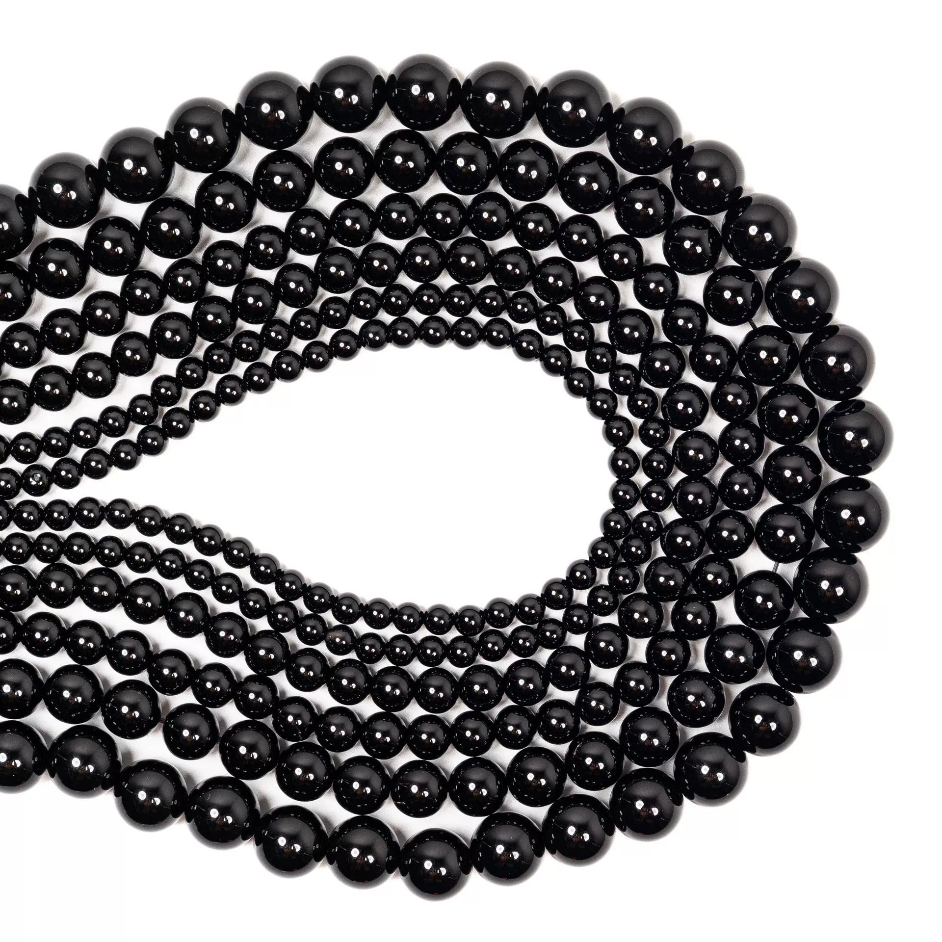 Malahill gemstone beads for jewelry making, sold per bag 5 strands inside, Onyx beads