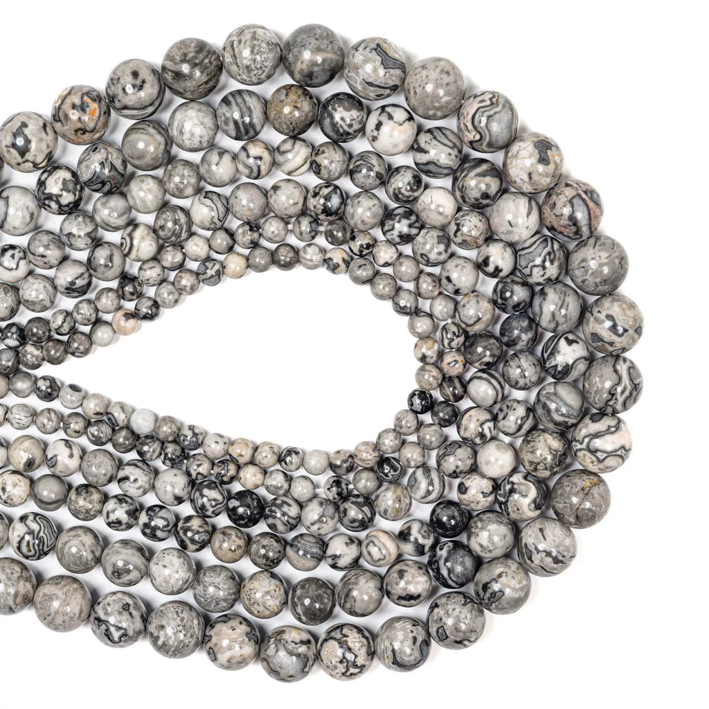 Malahill gemstone beads for jewelry making, sold per bag 5 strands inside, Picture Jade beads