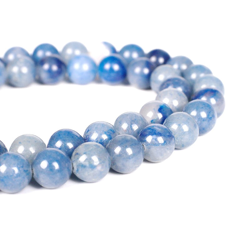 Malahill gemstone beads for jewelry making, sold per bag 5 strands inside, Blue Aventurine beads