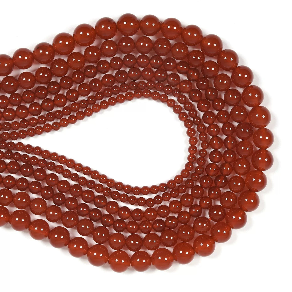 Malahill gemstone beads for jewelry making, sold per bag 5 strands inside, Red Carnelian beads