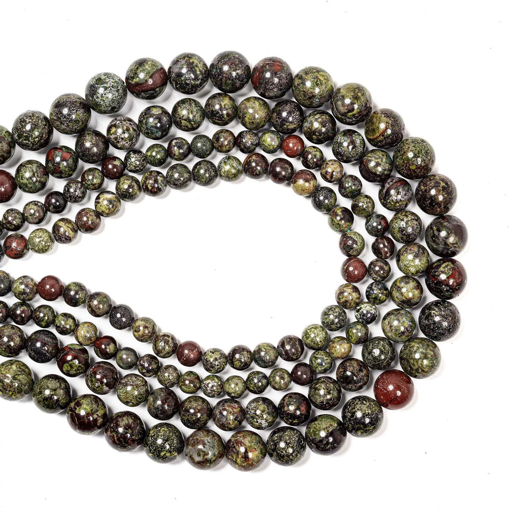 Malahill gemstone beads for jewelry making, sold per bag 5 strands inside, Russia Bloodstone beads