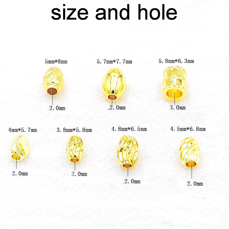 Malahill excellent quality brass beads for jewelry making, sold per box 50 pieces inside