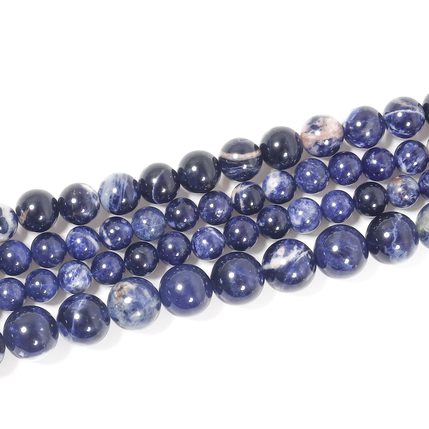 Malahill gemstone beads for jewelry making, sold per bag 5 strands inside, Sodalite beads