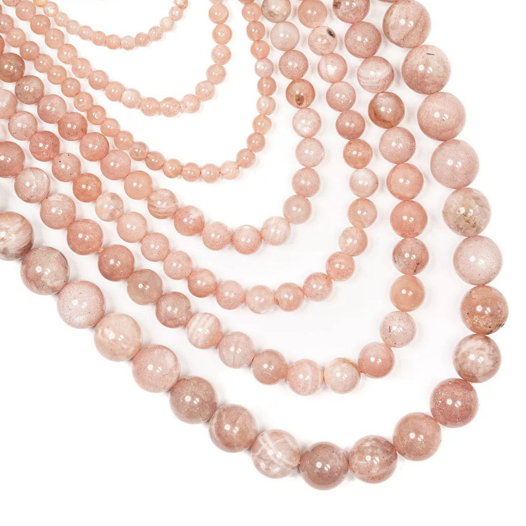 Malahill gemstone beads for jewelry making, sold per bag 5 strands inside, Sunstone beads