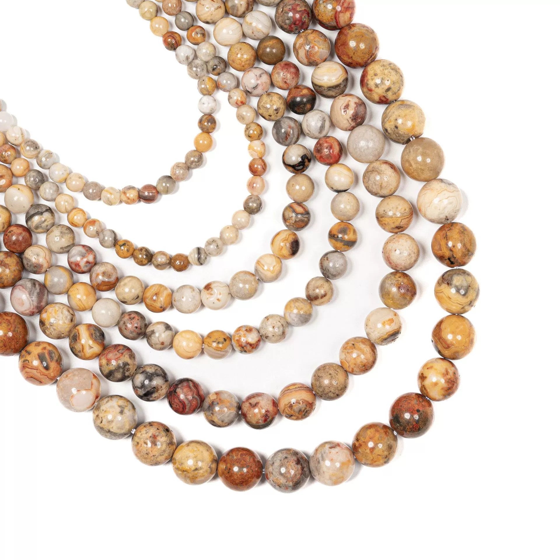 Malahill gemstone beads for jewelry making, sold per bag 5 strands inside, Crazy Agate beads