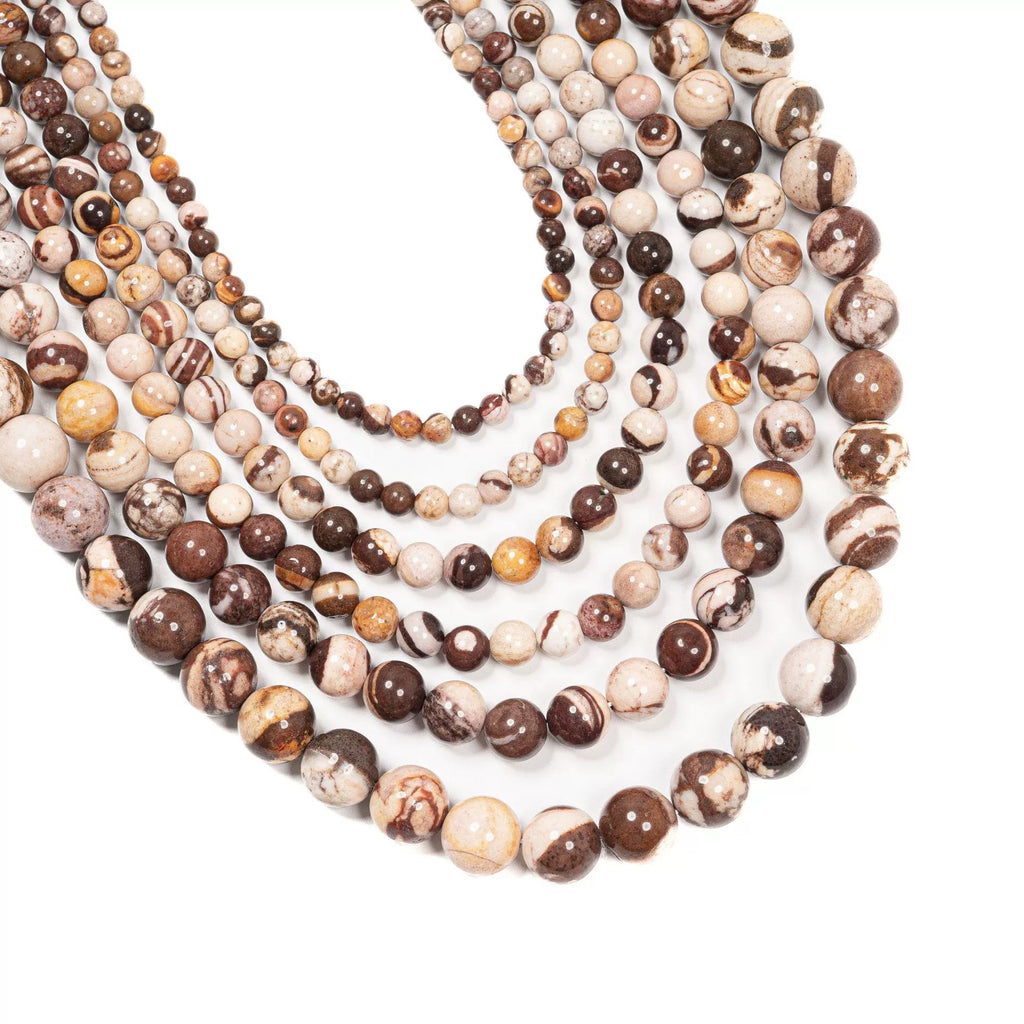 Malahill gemstone beads for jewelry making, sold per bag 5 strands inside, Australia Zebra Jasper beads