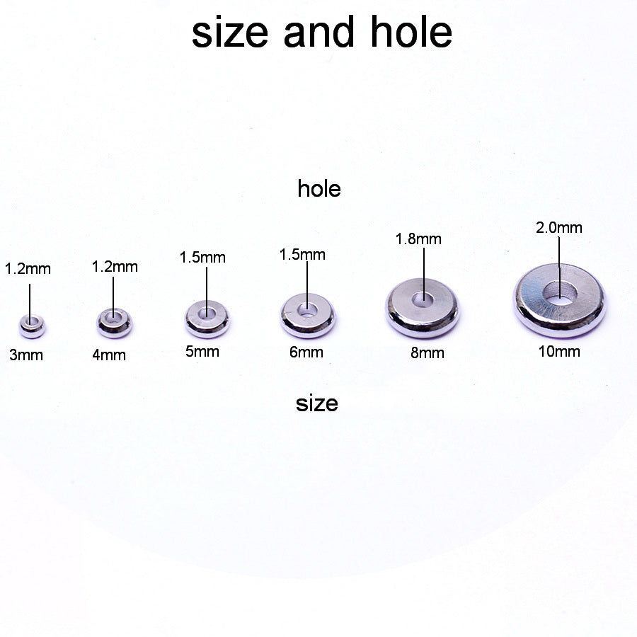 Malahill excellent quality brass spacer beads for jewelry making, sold per box 300 pieces inside