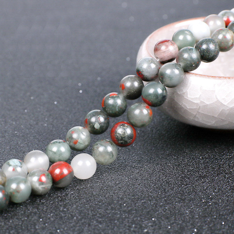 Malahill gemstone beads for jewelry making, sold per bag 5 strands inside, African Bloodstone beads