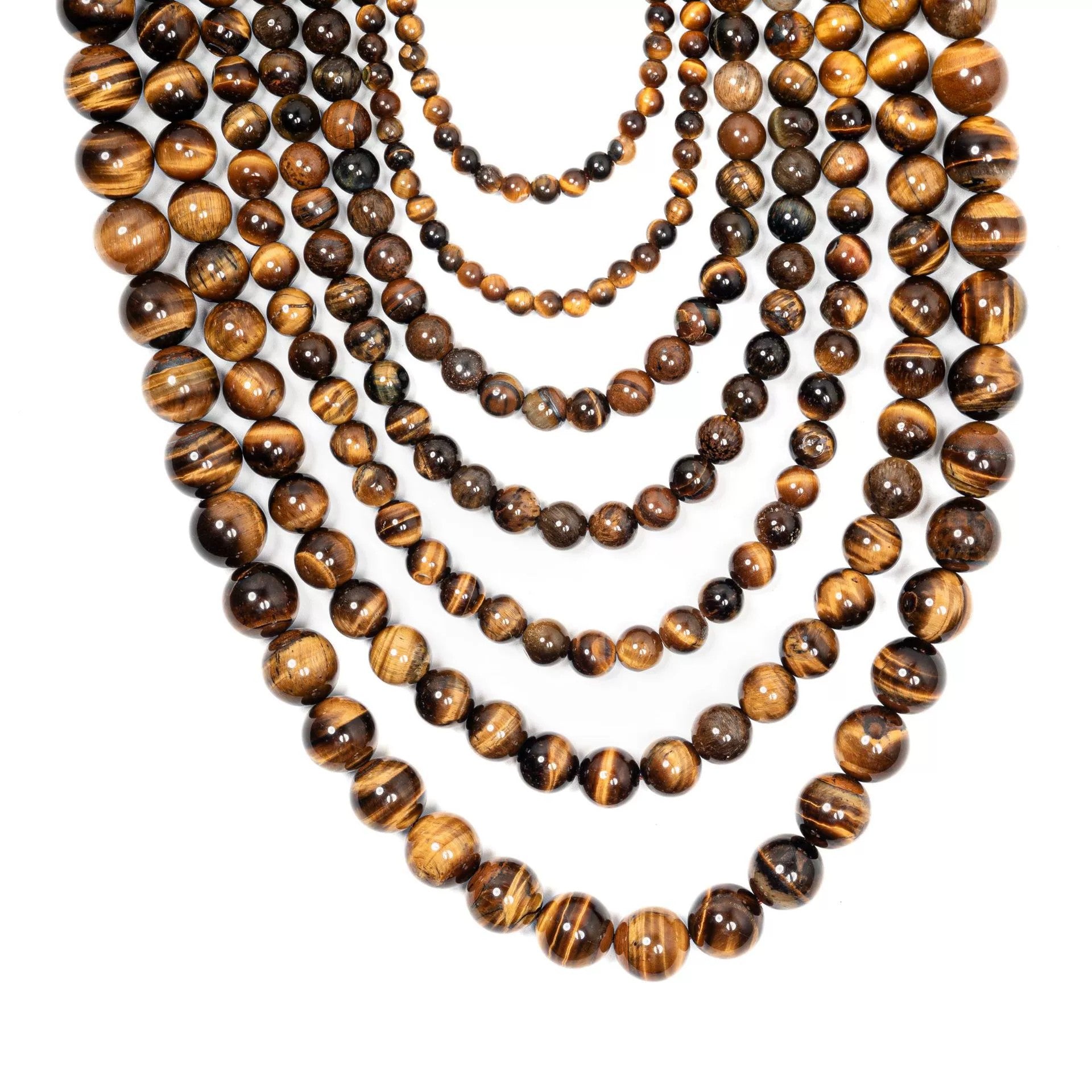 Malahill gemstone beads for jewelry making, sold per bag 5 strands inside, Tiger's Eyes beads