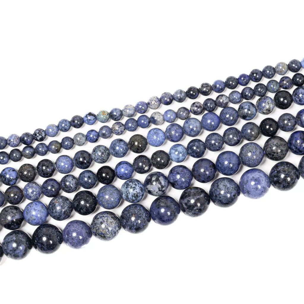Malahill gemstone beads for jewelry making, sold per bag 5 strands inside, Dumortierite beads