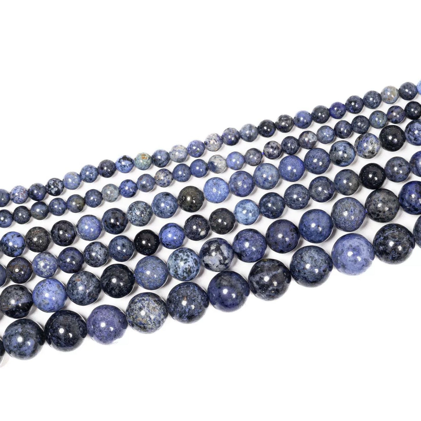 Malahill gemstone beads for jewelry making, sold per bag 5 strands inside, Dumortierite beads