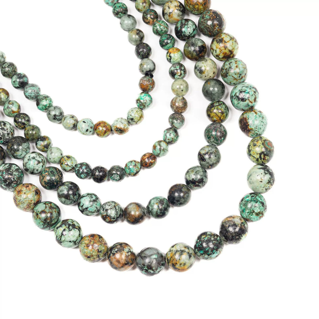 Malahill gemstone beads for jewelry making, sold per bag 5 strands inside, African Turquoise beads