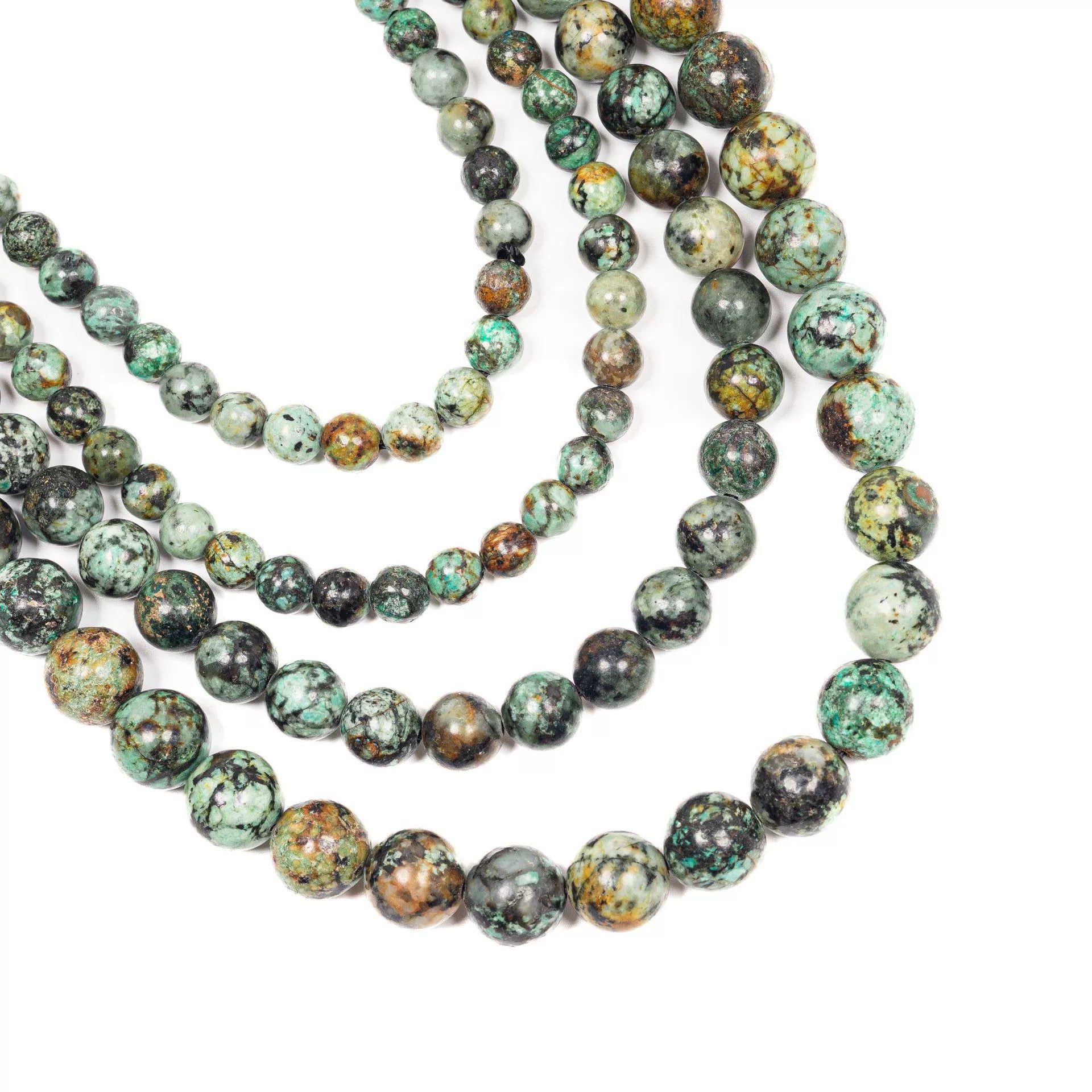 Malahill gemstone beads for jewelry making, sold per bag 5 strands inside, African Turquoise beads