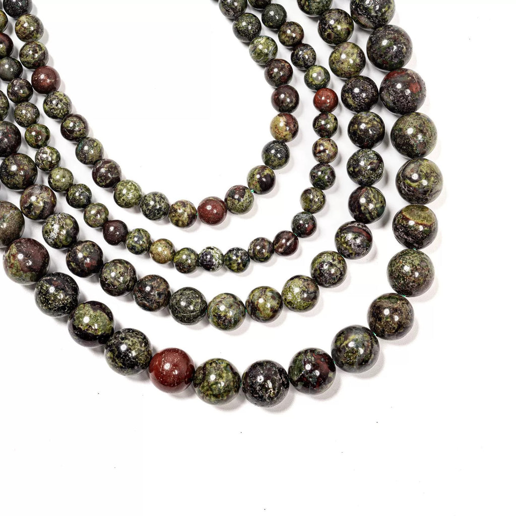 Malahill gemstone beads for jewelry making, sold per bag 5 strands inside, Russia Bloodstone beads