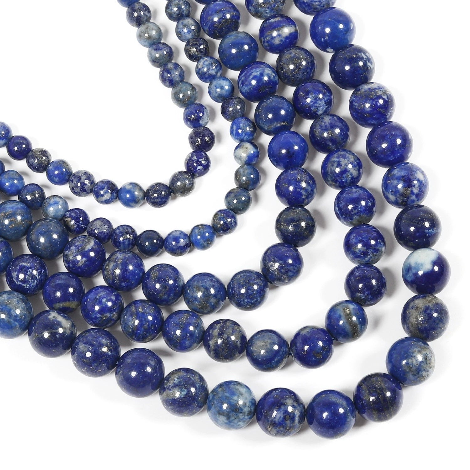 Malahill gemstone beads for jewelry making, sold per bag 5 strands inside, Lapis Lazuli beads