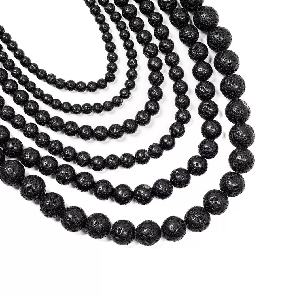 Malahill gemstone beads for jewelry making, sold per bag 5 strands inside, Lava beads