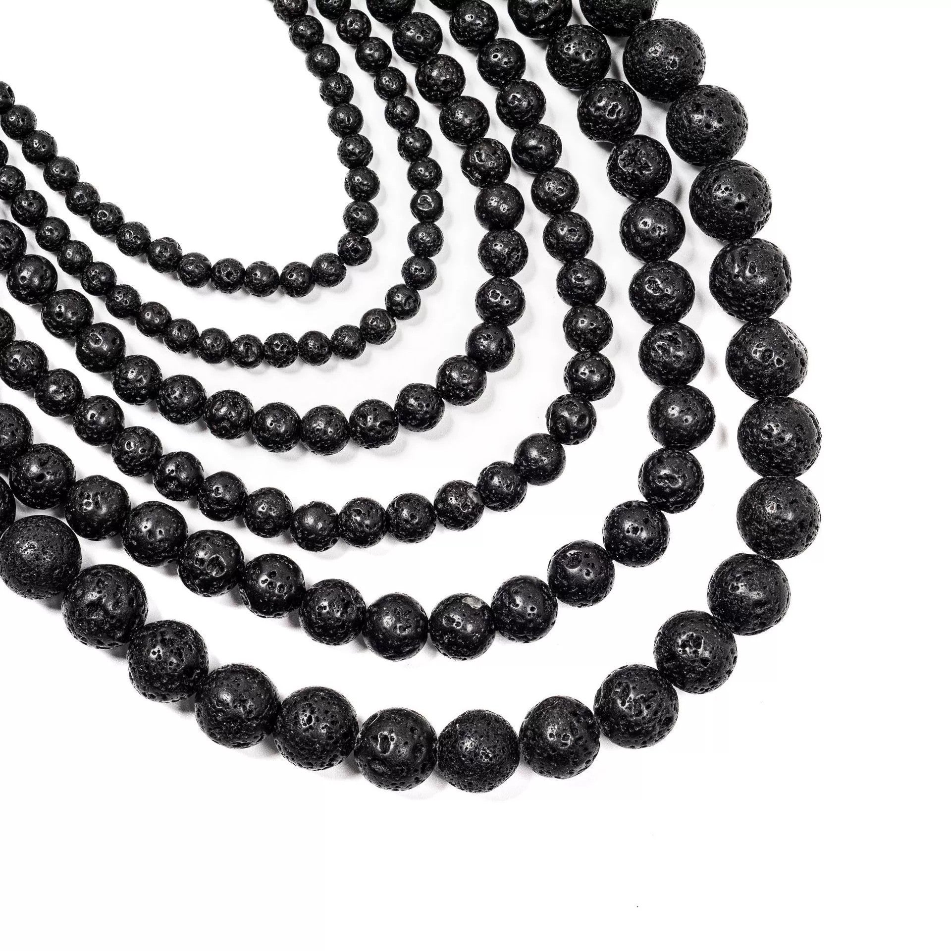 Malahill gemstone beads for jewelry making, sold per bag 5 strands inside, Lava beads