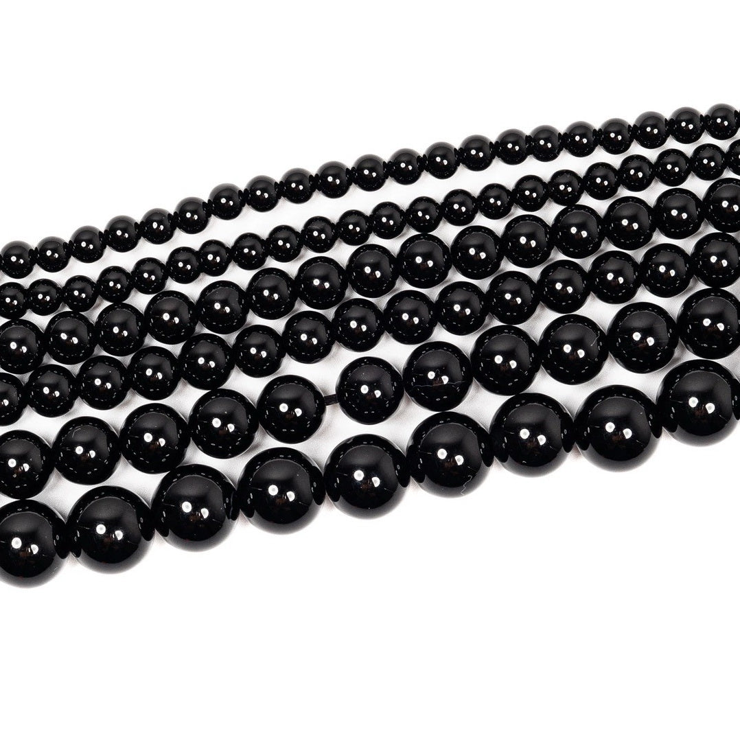 Malahill gemstone beads for jewelry making, sold per bag 5 strands inside, Onyx beads