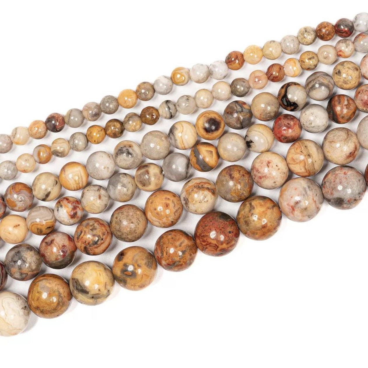 Malahill gemstone beads for jewelry making, sold per bag 5 strands inside, Crazy Agate beads