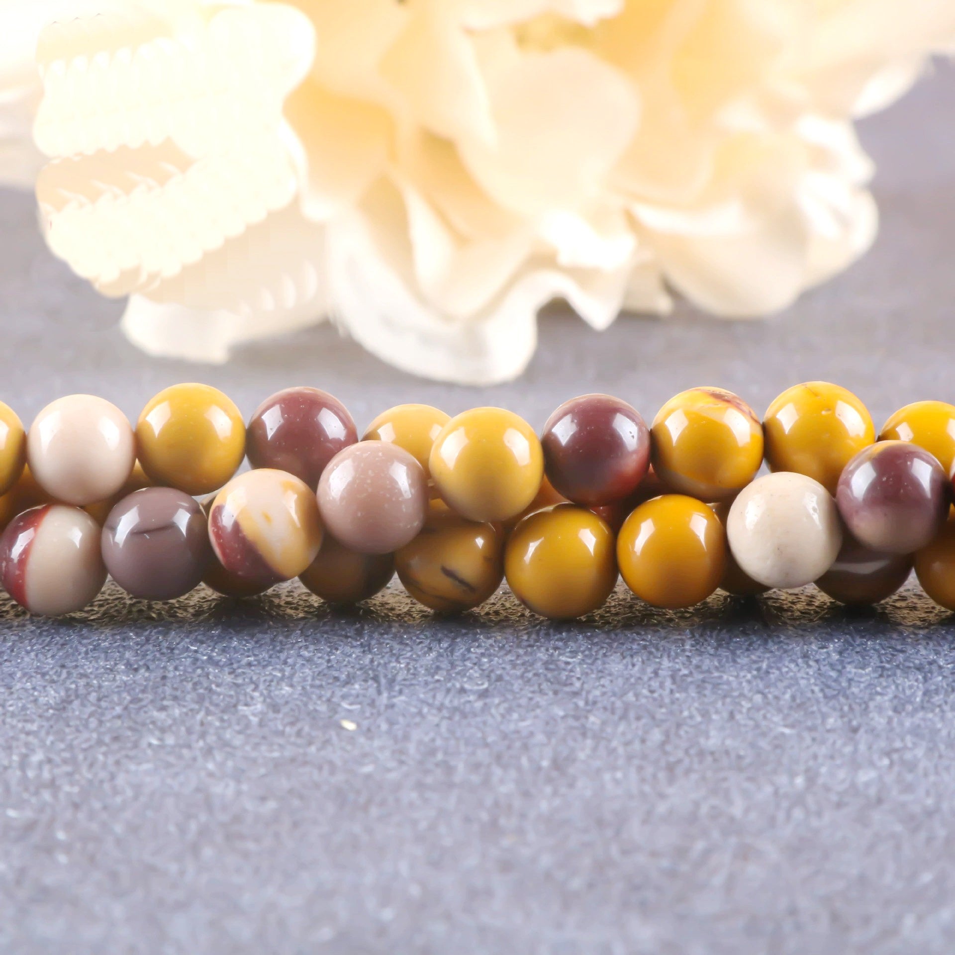 Malahill gemstone beads for jewelry making, sold per bag 5 strands inside, Mookaite beads