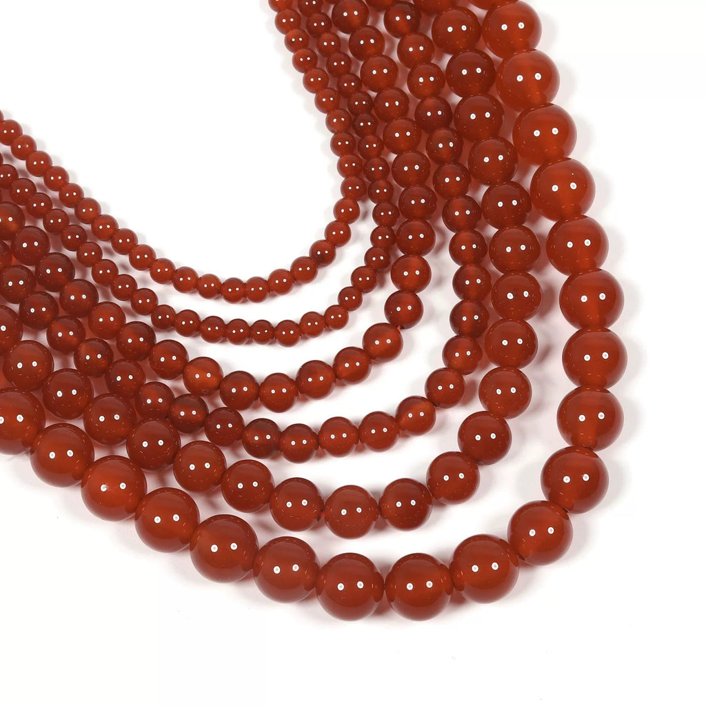 Malahill gemstone beads for jewelry making, sold per bag 5 strands inside, Red Carnelian beads