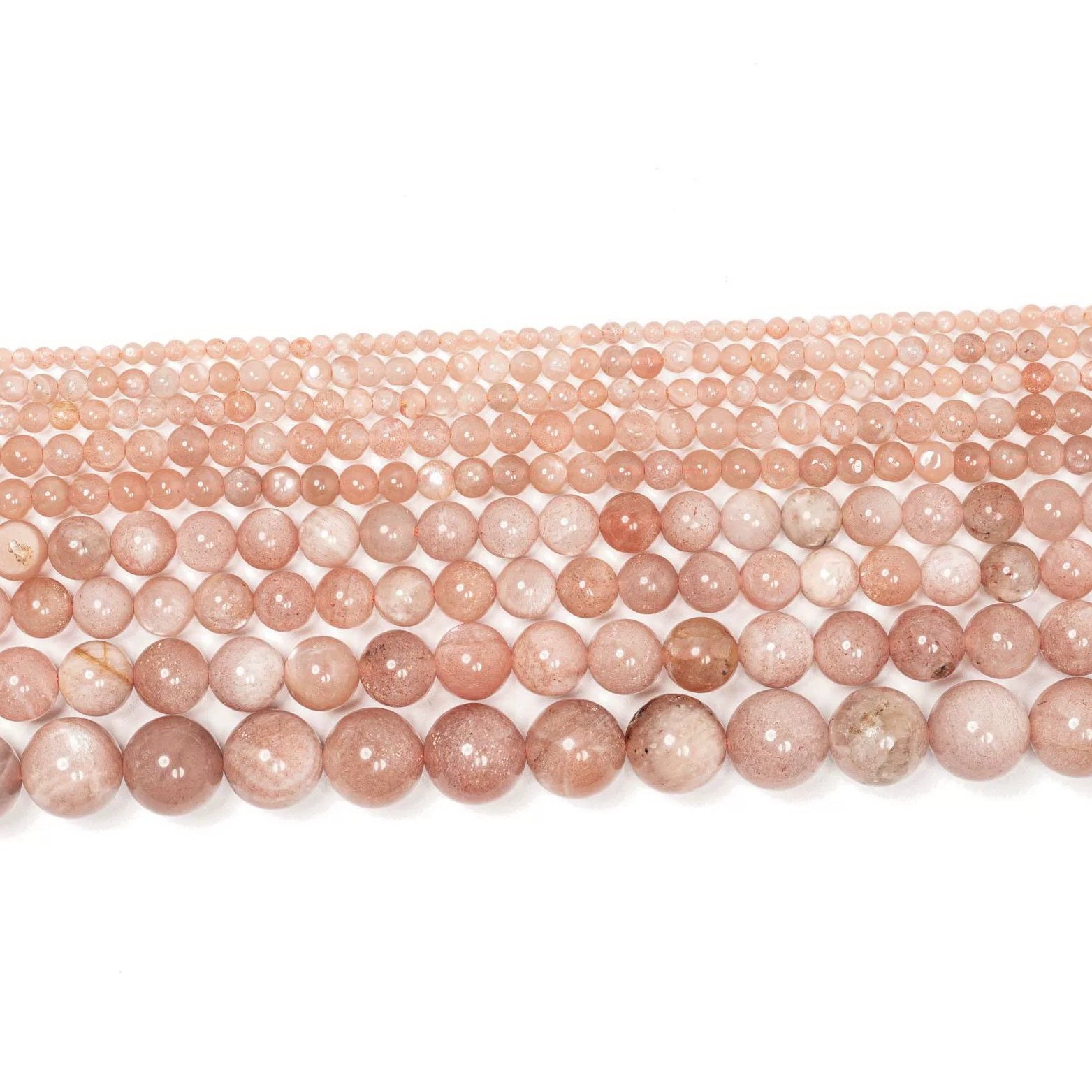 Malahill gemstone beads for jewelry making, sold per bag 5 strands inside, Sunstone beads