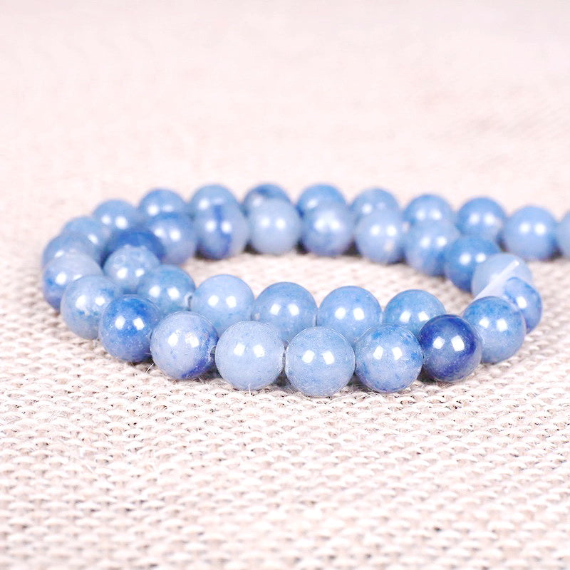 Malahill gemstone beads for jewelry making, sold per bag 5 strands inside, Blue Aventurine beads