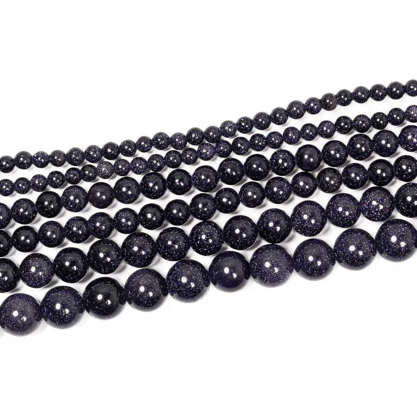 Malahill gemstone beads for jewelry making, sold per bag 5 strands inside, Blue Sand Stone beads