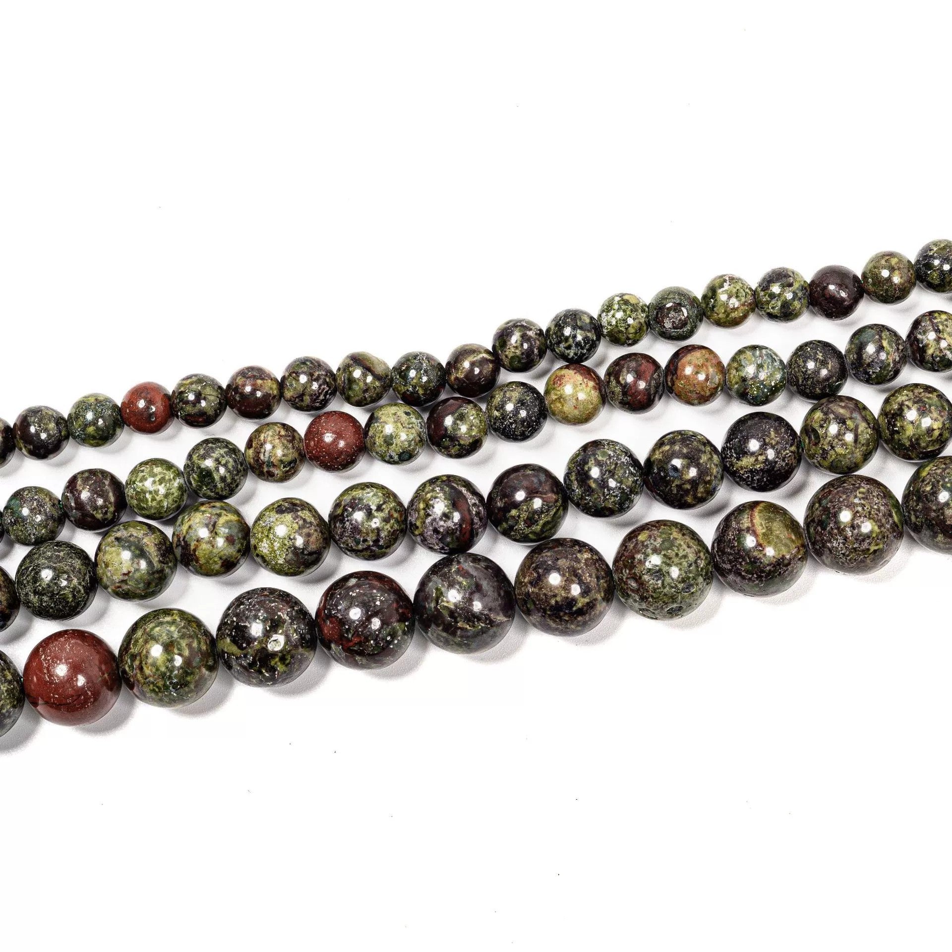 Malahill gemstone beads for jewelry making, sold per bag 5 strands inside, Russia Bloodstone beads