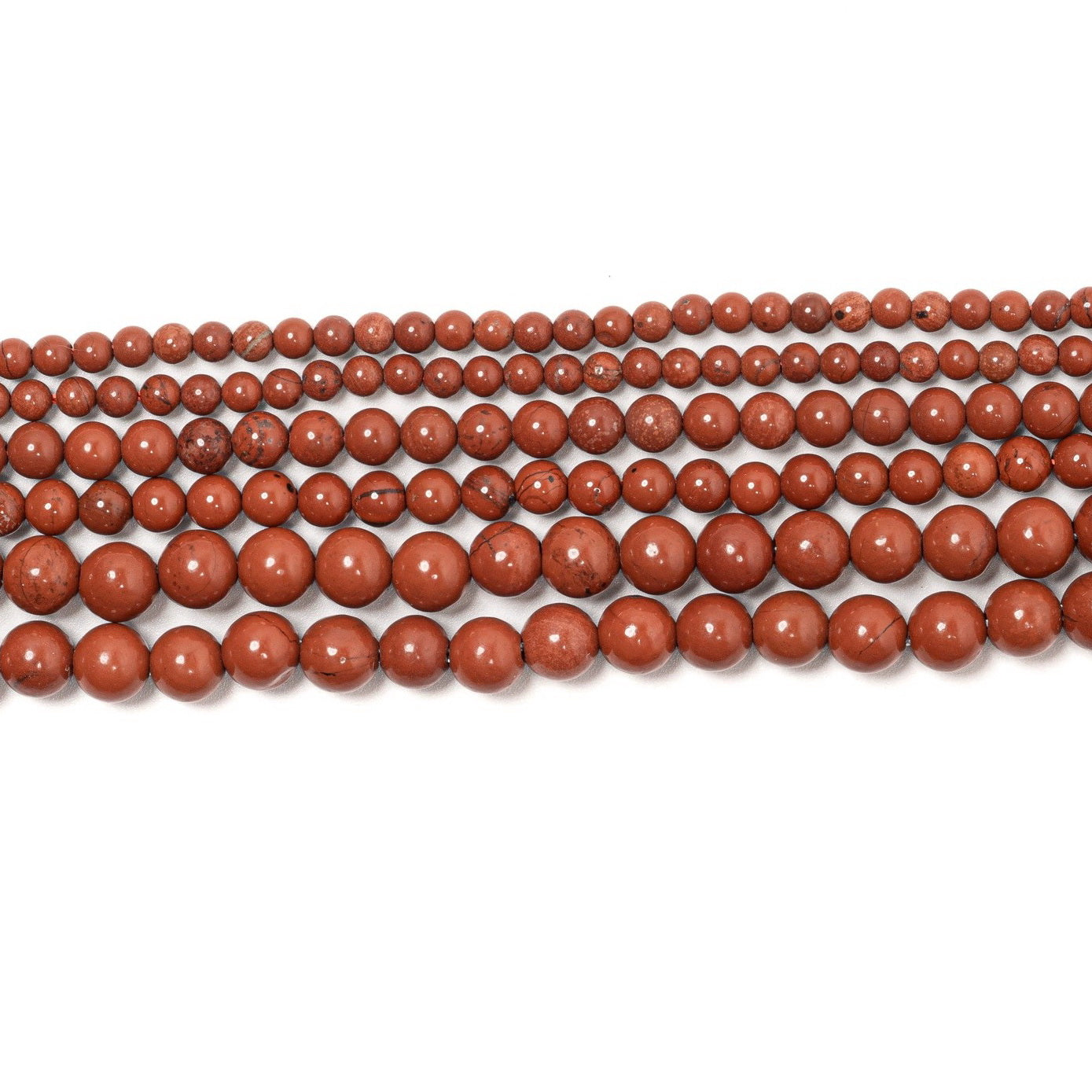 Malahill gemstone beads for jewelry making, sold per bag 5 strands inside, Red Jasper A beads