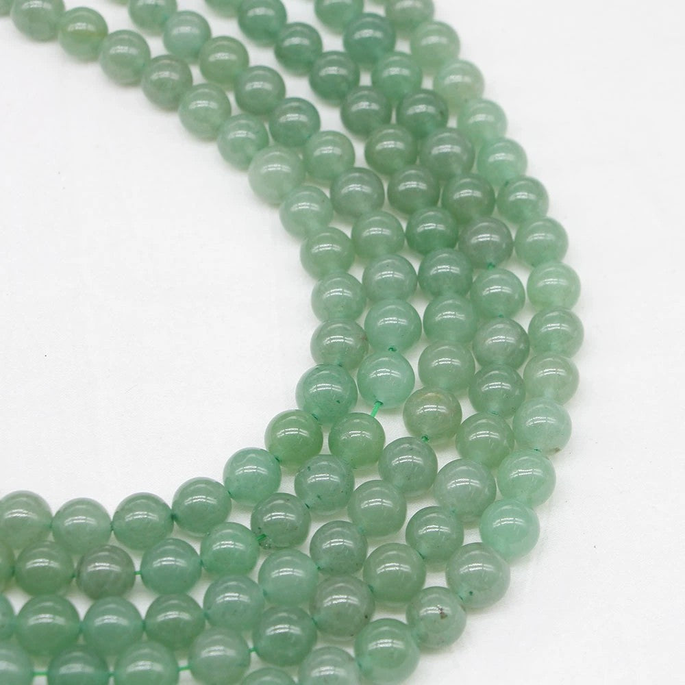Malahill gemstone beads for jewelry making, sold per bag 5 strands inside, Green Aventurine beads