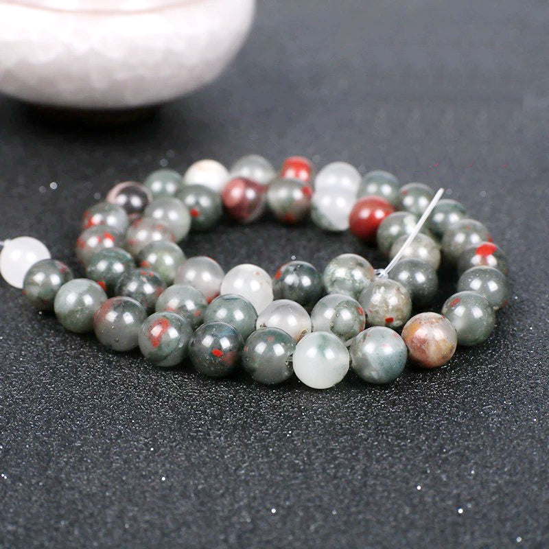 Malahill gemstone beads for jewelry making, sold per bag 5 strands inside, African Bloodstone beads