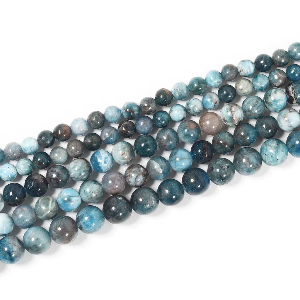 Malahill gemstone beads for jewelry making, sold per bag 5 strands inside, Apatite beads