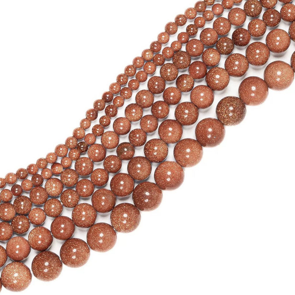 Malahill gemstone beads for jewelry making, sold per bag 5 strands inside, Gold Sand Stone beads