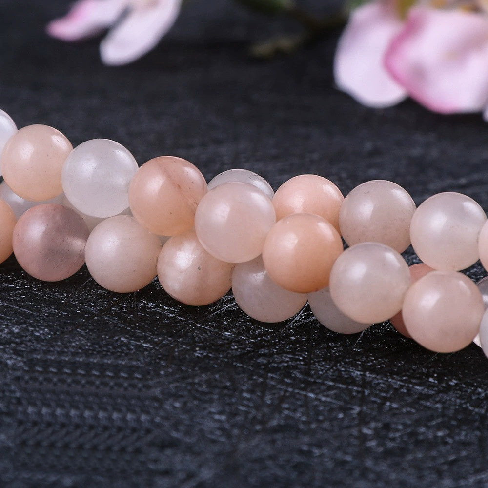 Malahill gemstone beads for jewelry making, sold per bag 5 strands inside, Pink Aventurine beads