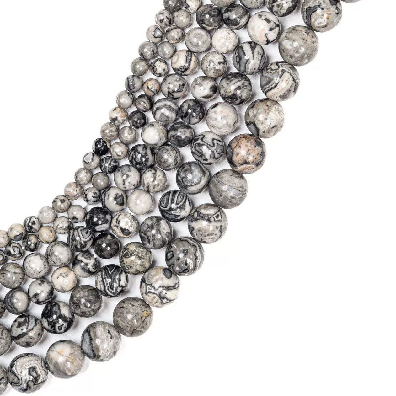 Malahill gemstone beads for jewelry making, sold per bag 5 strands inside, Picture Jade beads