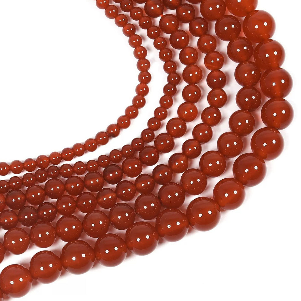 Malahill gemstone beads for jewelry making, sold per bag 5 strands inside, Red Carnelian beads