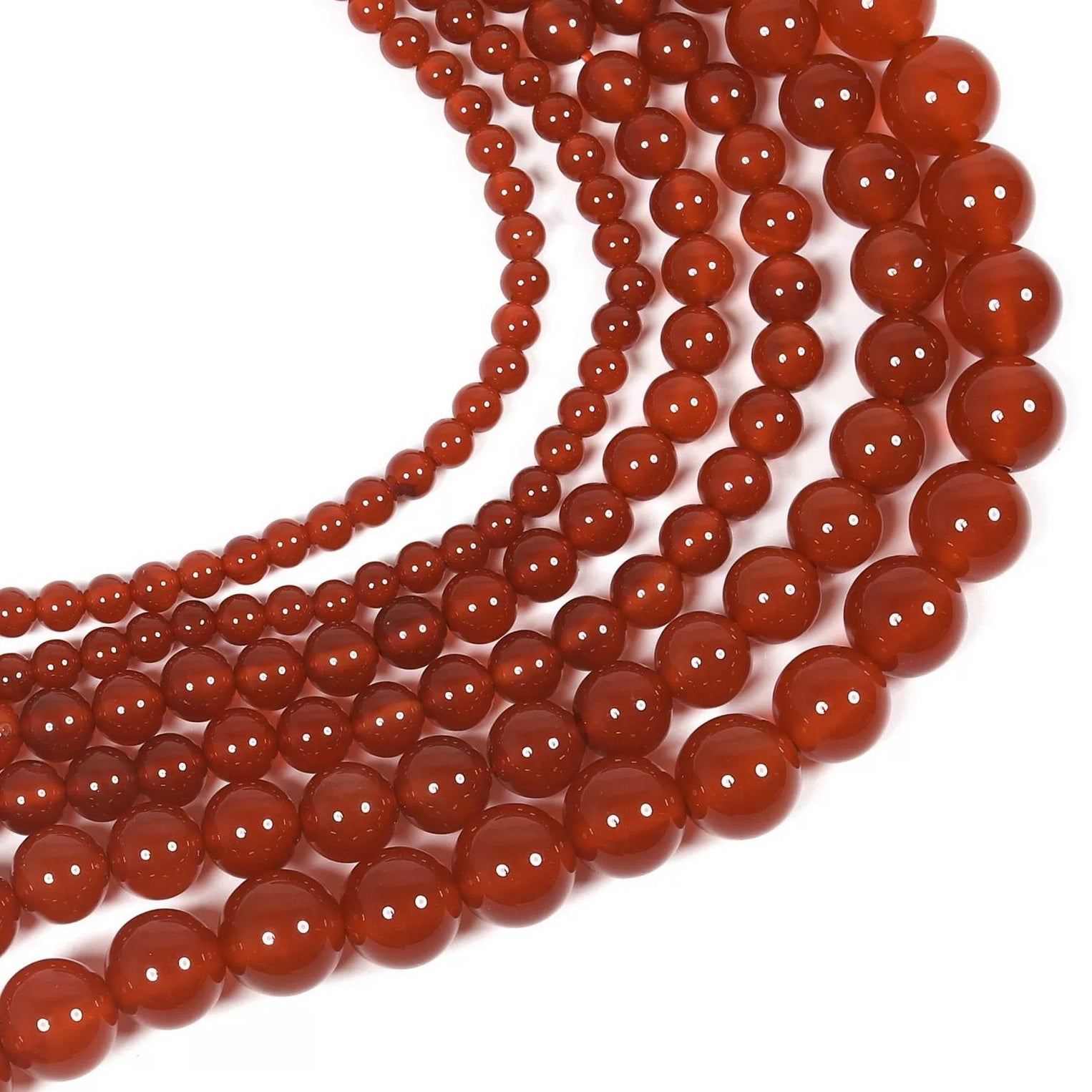 Malahill gemstone beads for jewelry making, sold per bag 5 strands inside, Red Carnelian beads