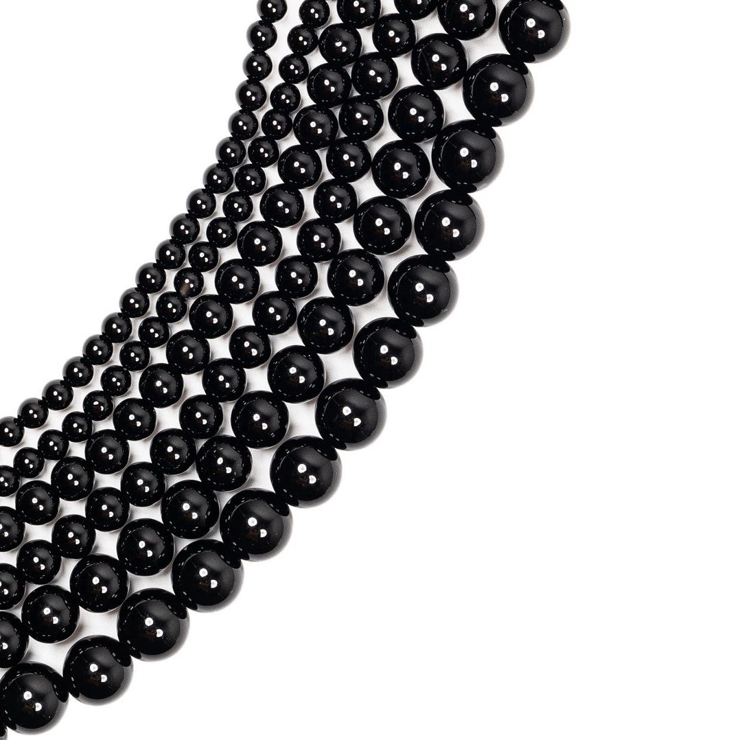 Malahill gemstone beads for jewelry making, sold per bag 5 strands inside, Onyx beads