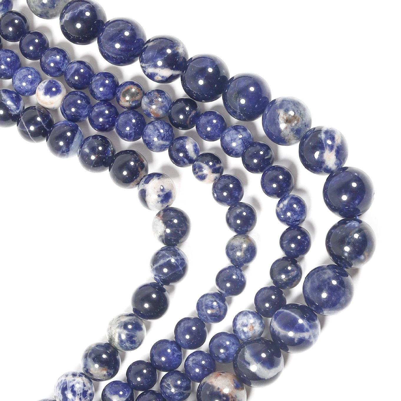 Malahill gemstone beads for jewelry making, sold per bag 5 strands inside, Sodalite beads